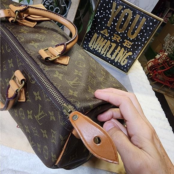 Louis Vuitton Vintage monogram Speedy 35 - Picture 7 of 16